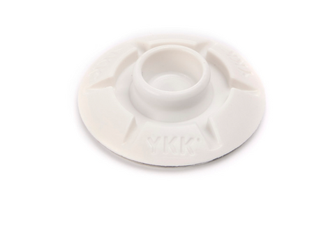 Fastener Adhesive-Backed Domed Stud White 25mm